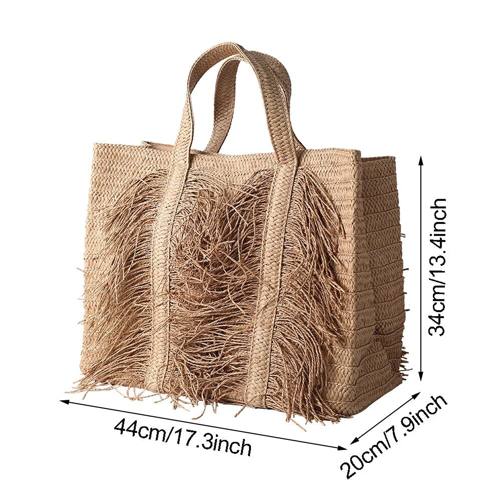 Shoulder Bag Boho Handmade Woven