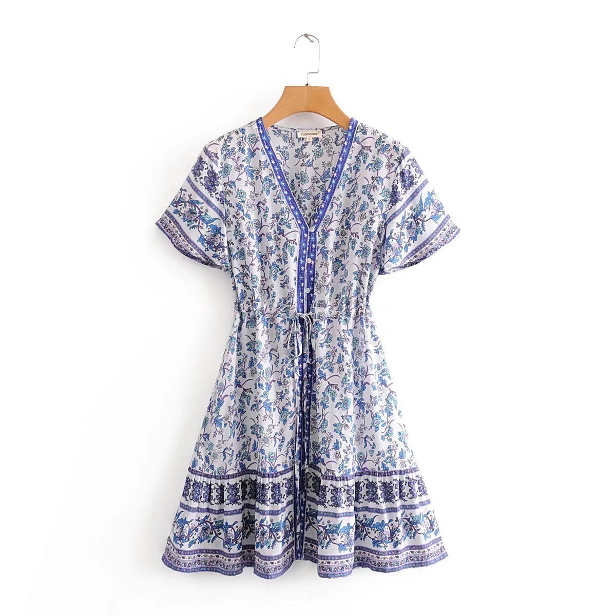 Floral Printed Mini Dress