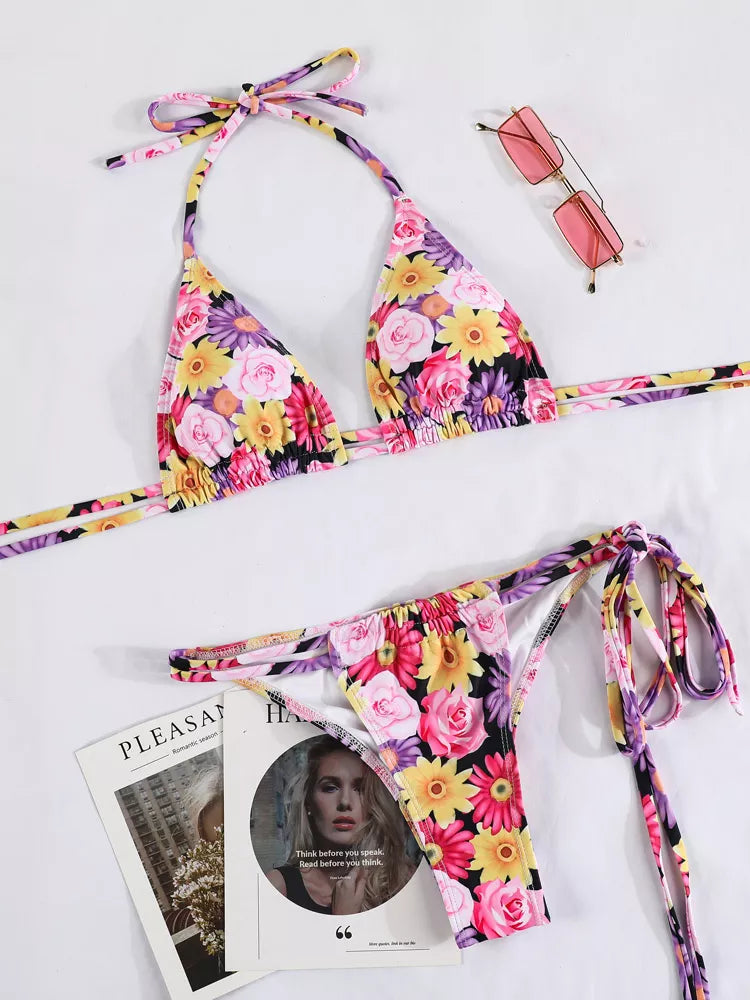 Micro Thong Bikini Set