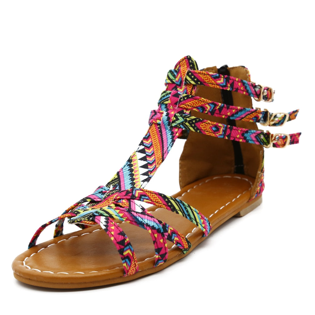 Boho Sandals Colorful