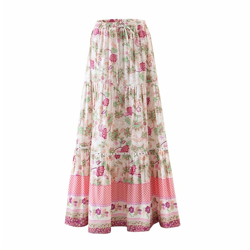 Skirt Floral Printed 2 Pieces Set