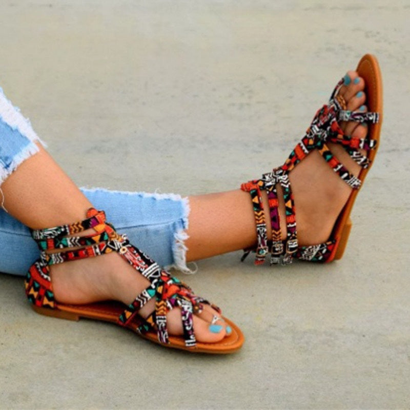 Boho Sandals Colorful