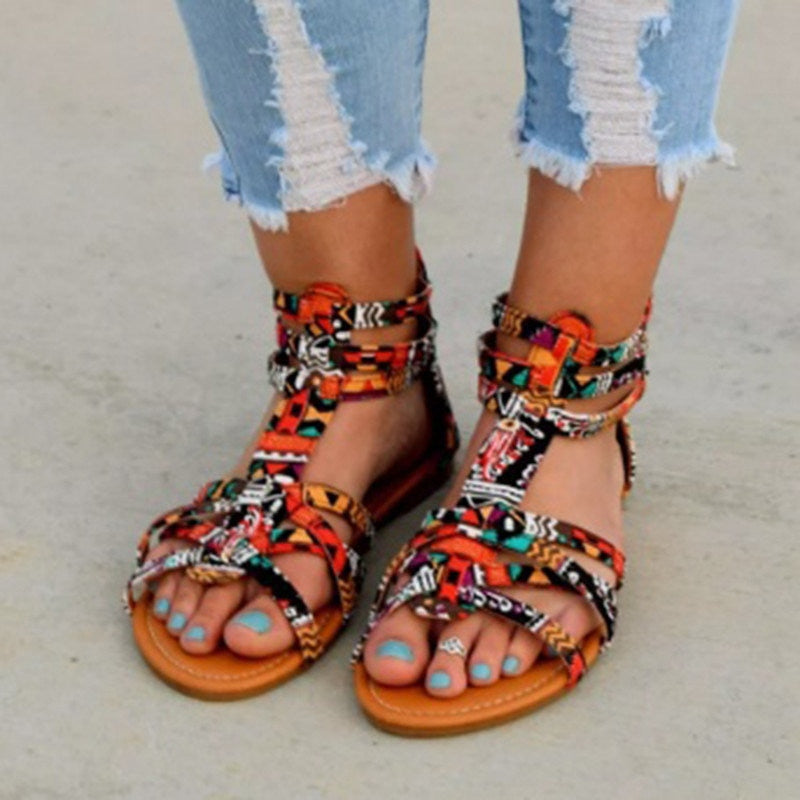 Boho Sandals Colorful