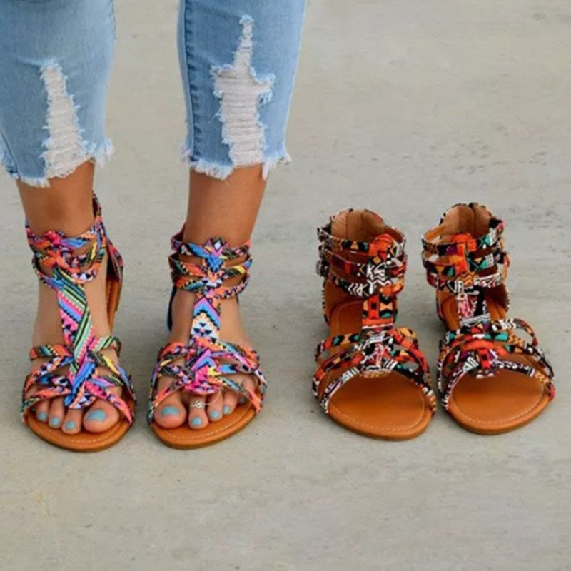 Boho Sandals Colorful