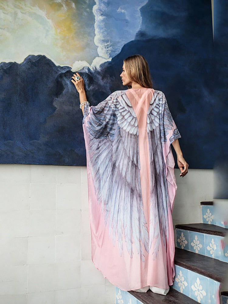 Bohemian Beach Cover Up Kaftan