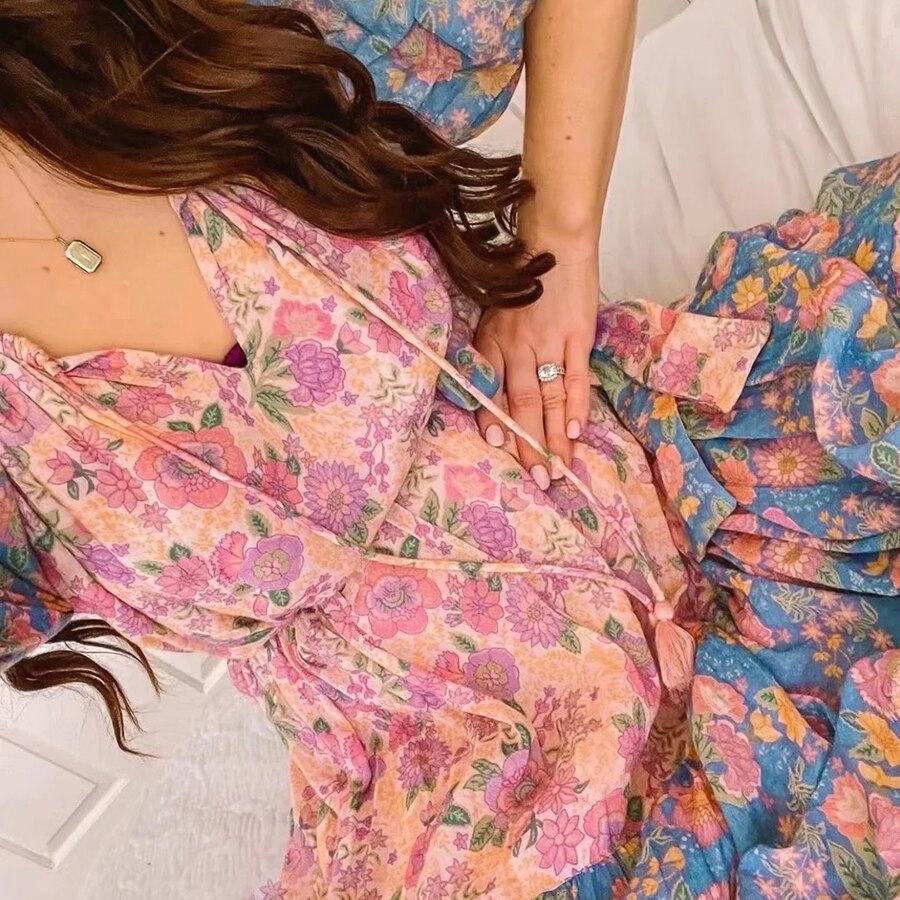 Floral Printed Maxi Dress