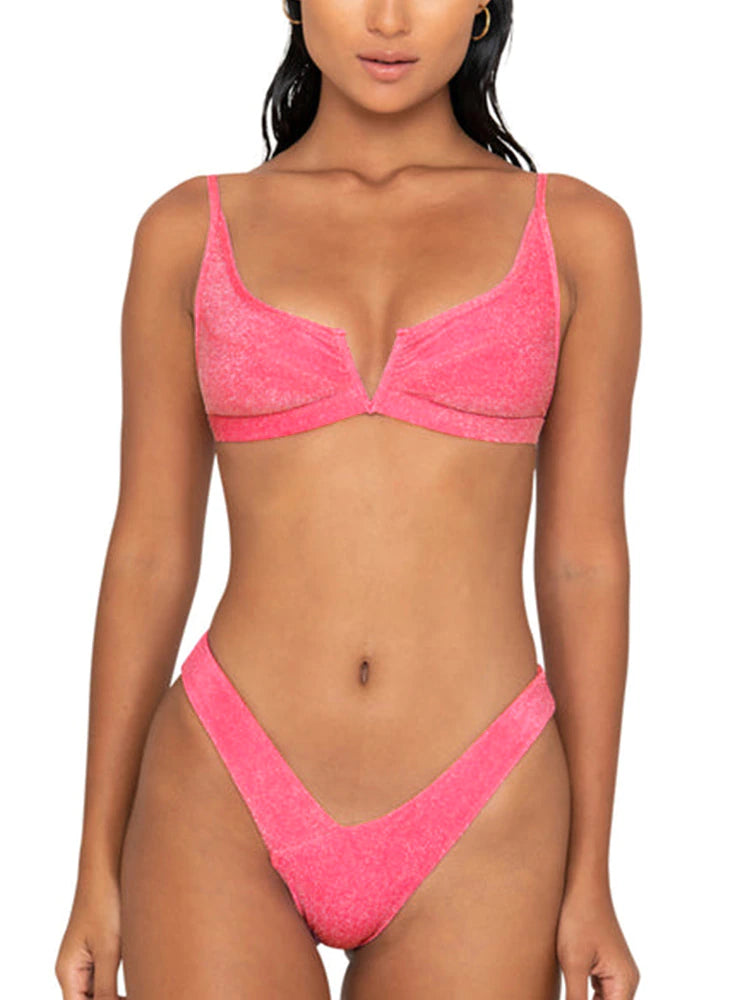 Thong Bathing Suit Push Up Bikini Sets