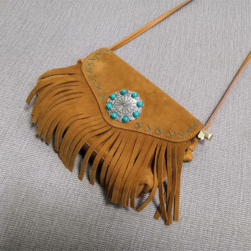 Boho Hippie Gypsy Fringe Bag