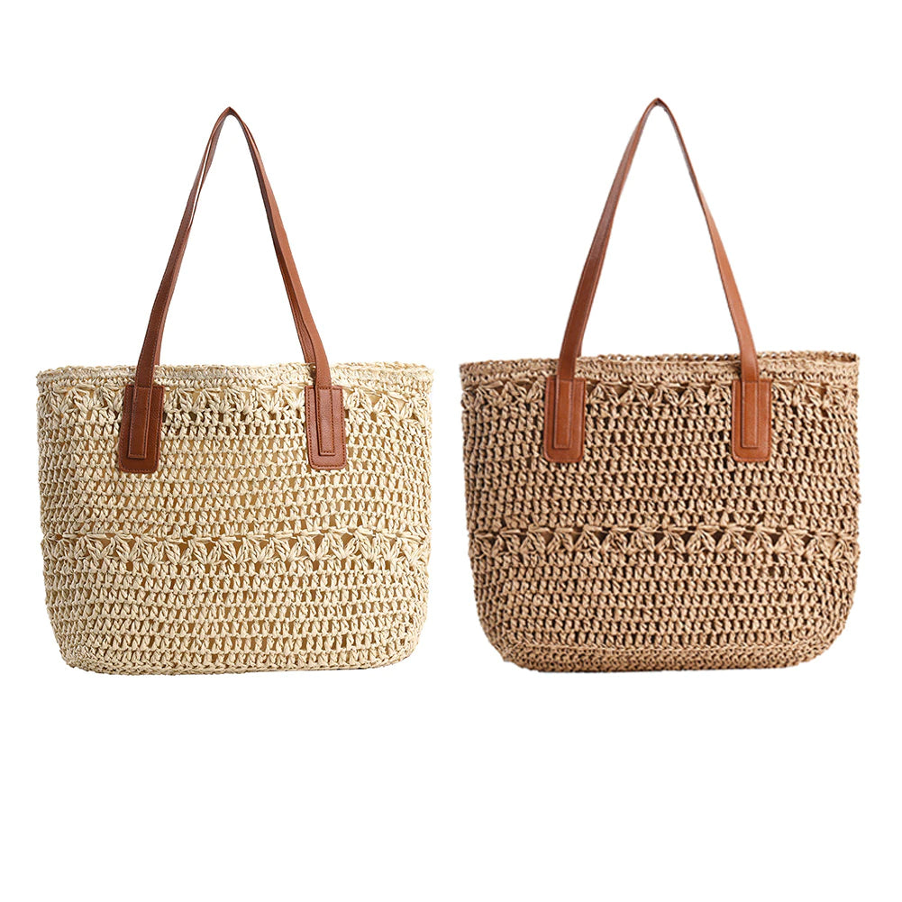 Straw Woven Underarm Shoulder Bag