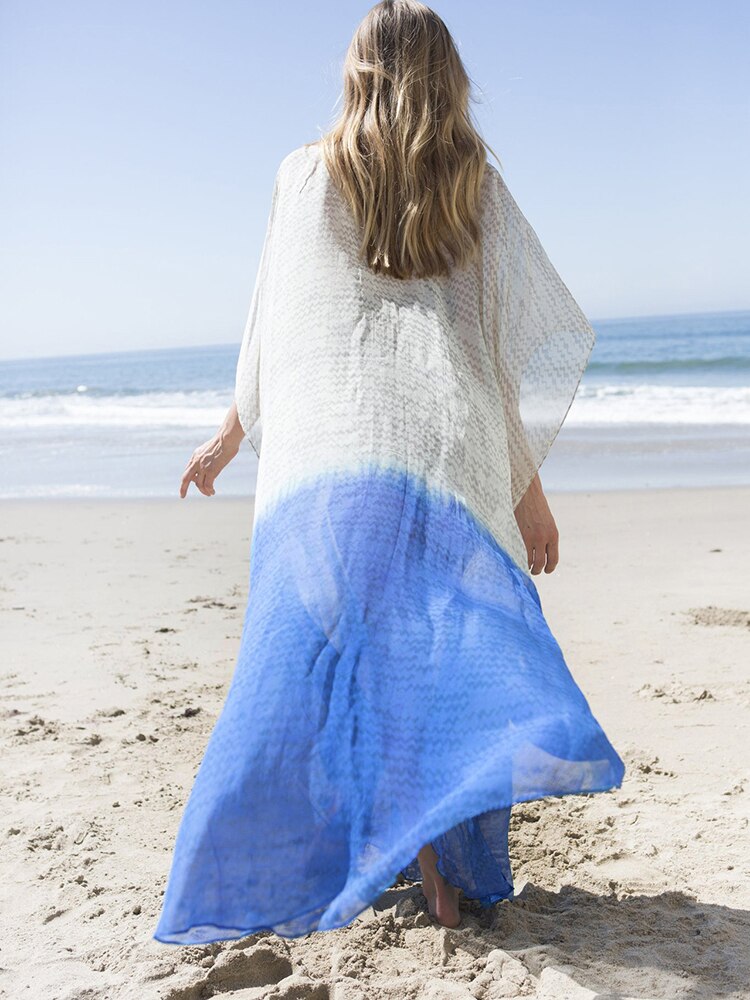 Chiffon Beach Cover Up Boho