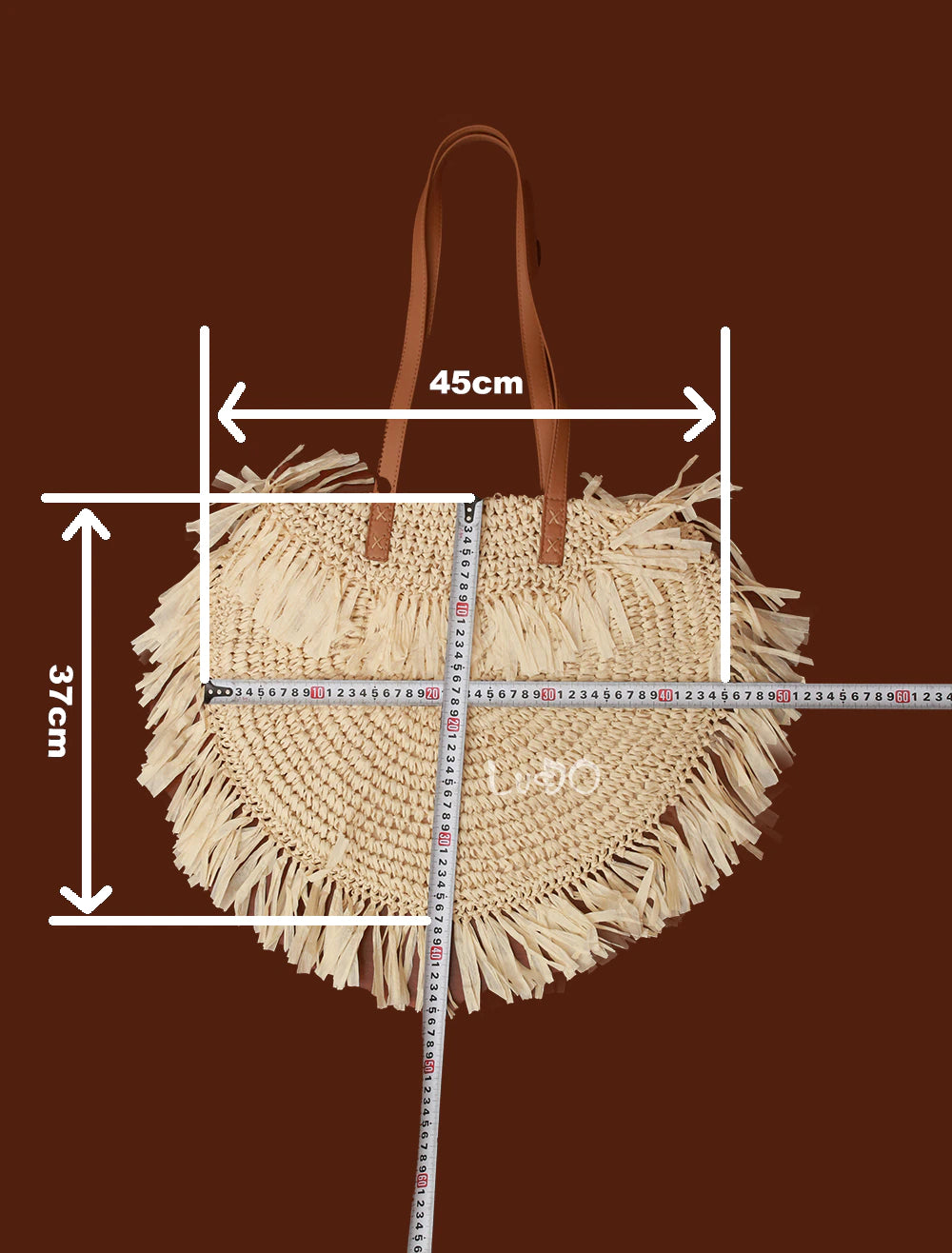 Shoulder Rattan Handmade Bag