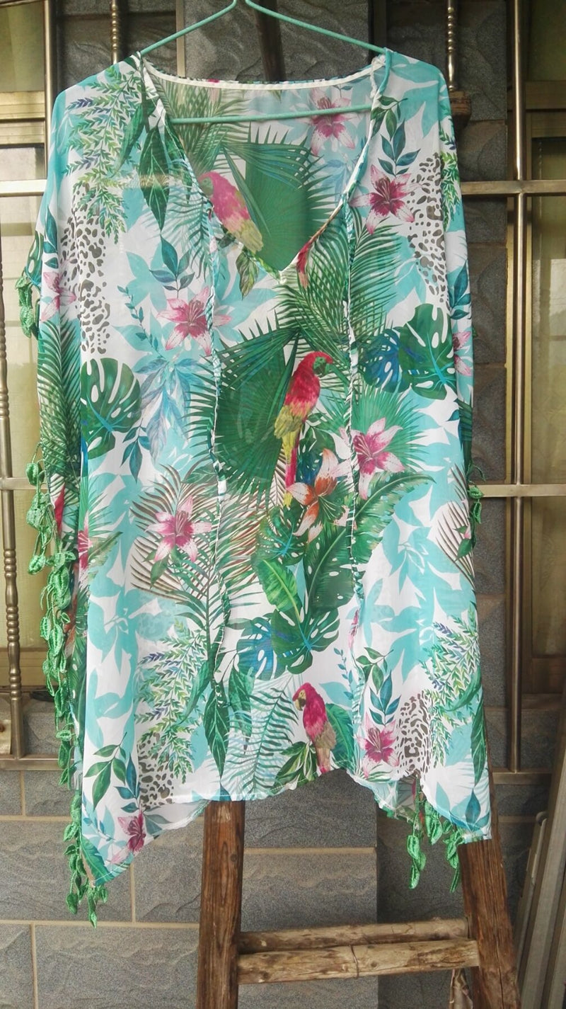 Print Pareo Beach Cover Up