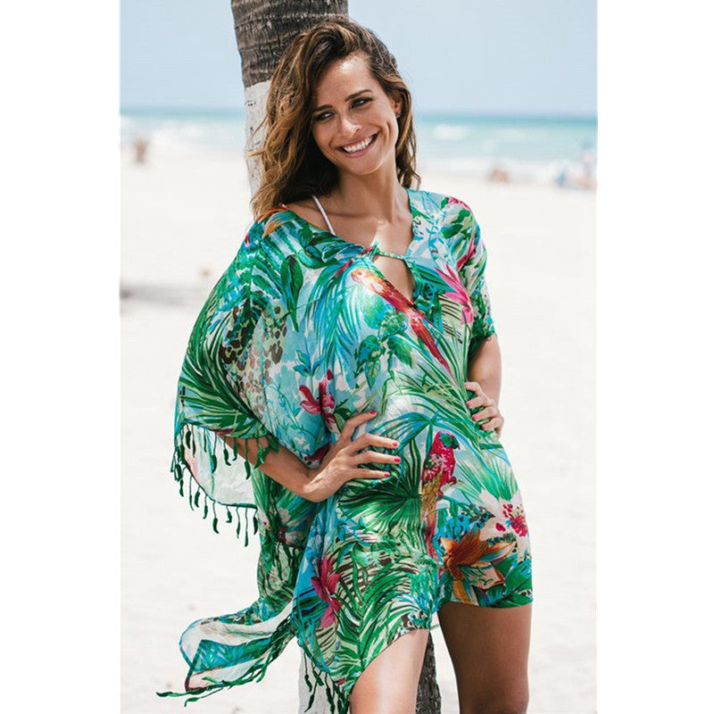 Print Pareo Beach Cover Up