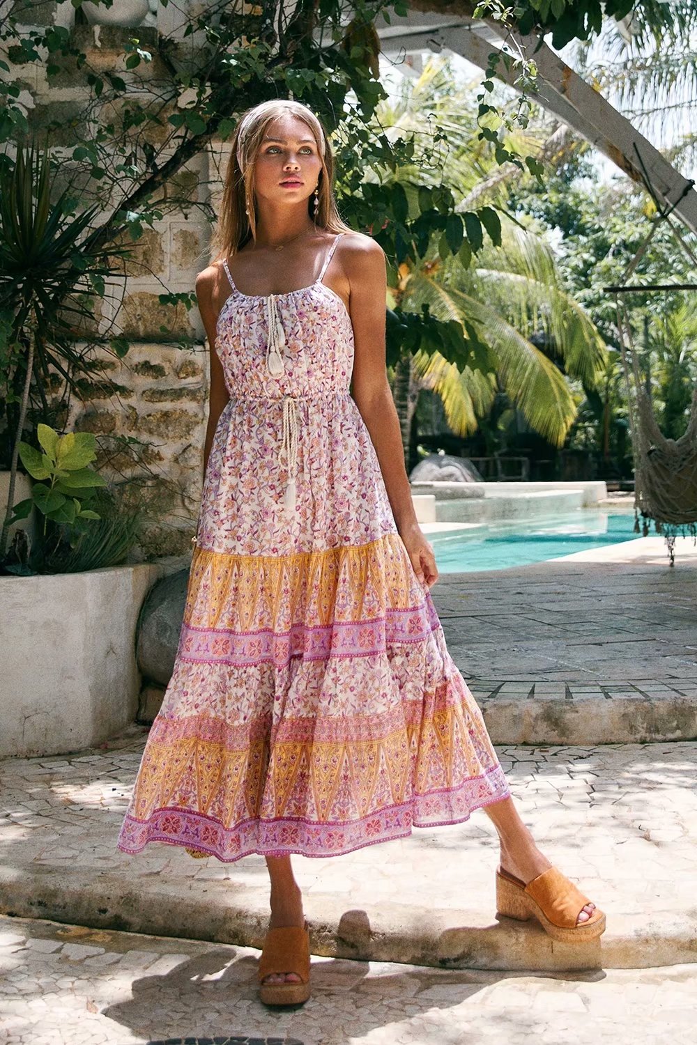 Casual Long Dress Floral Print