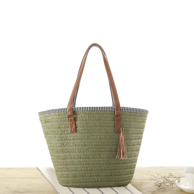 Casual Tassel Straw Bag