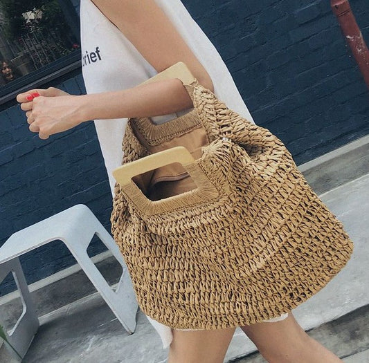 Casual Rattan Large Bag