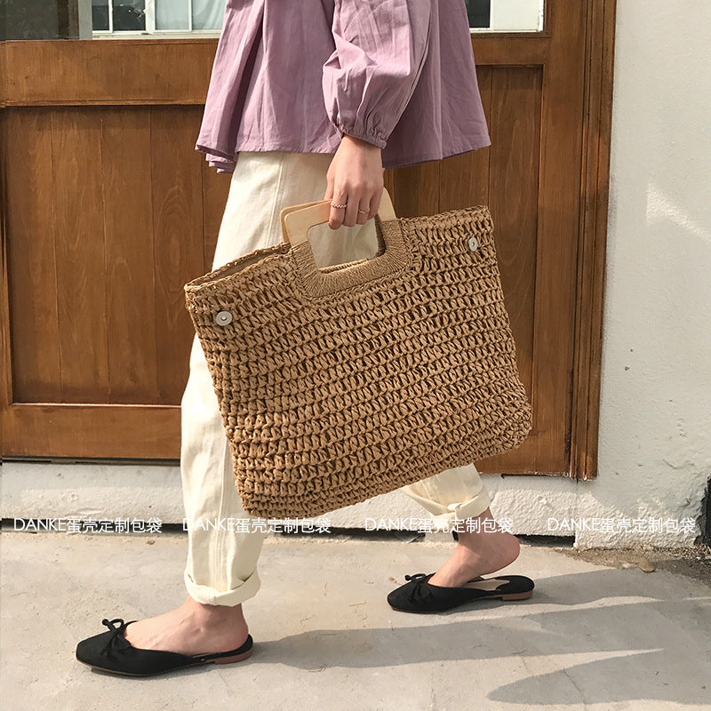 Casual Rattan Large Bag