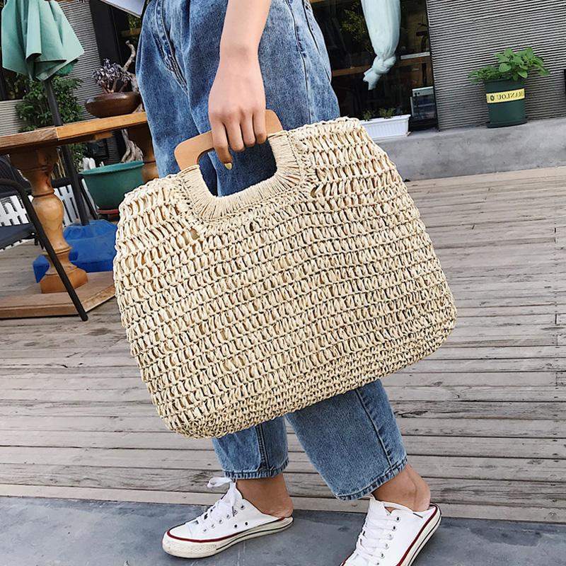 Casual Rattan Large Bag