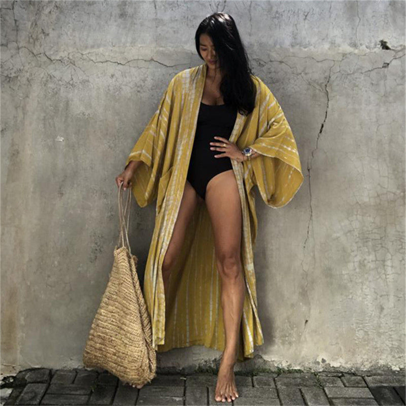 Bikini Cardigan Cover-Ups Retro